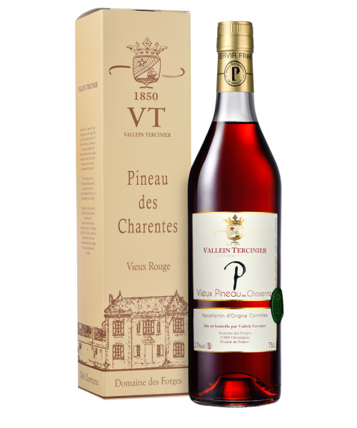 Cognac Vallein Tercinier Pineau des Charentes Vieux Rouge