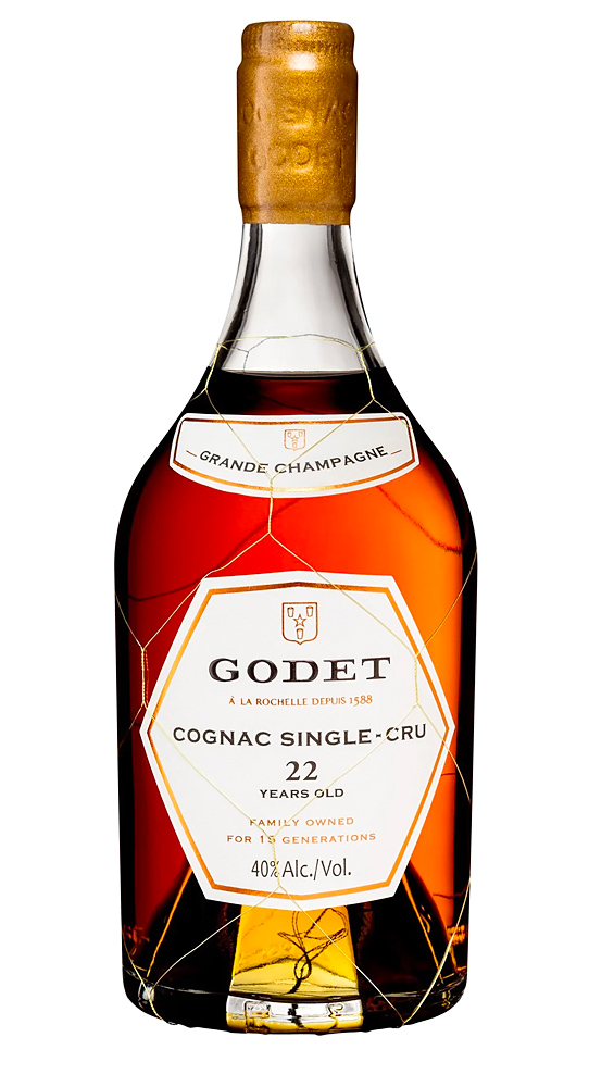 Godet Cognac Single Cru 22 YO Grande Champagne