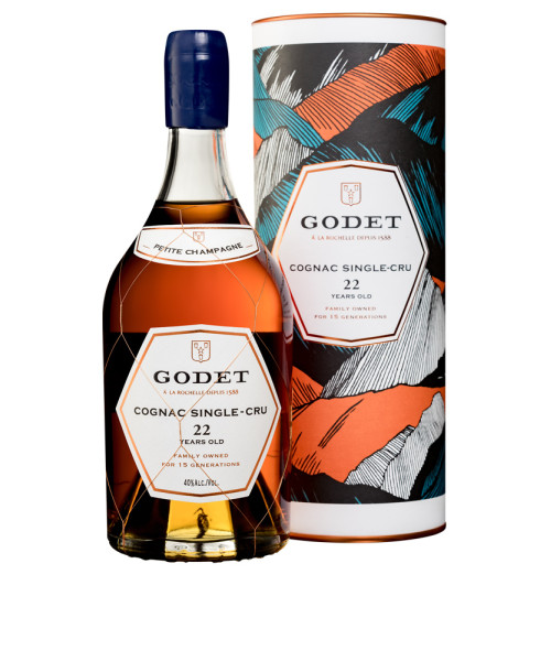 Godet Cognac Single Cru 22 YO Petite Champagne