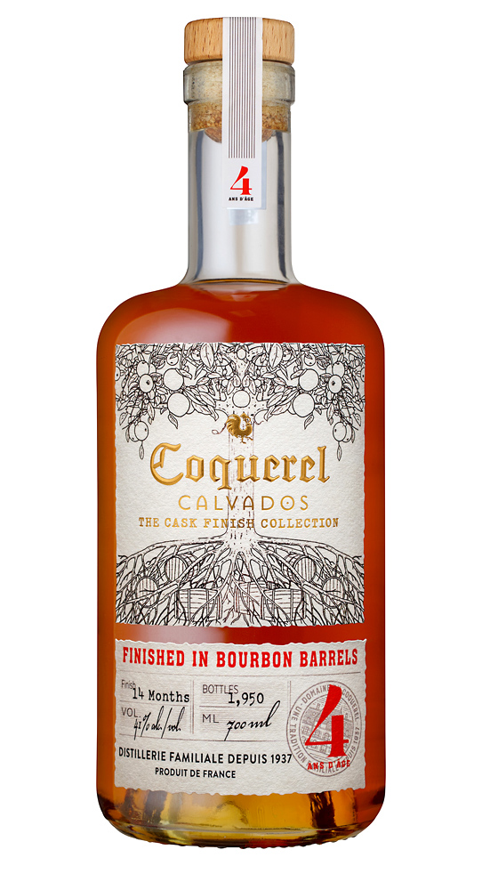 Coquerel Calvados The Cask Finish Collection Bourbon 4 YO