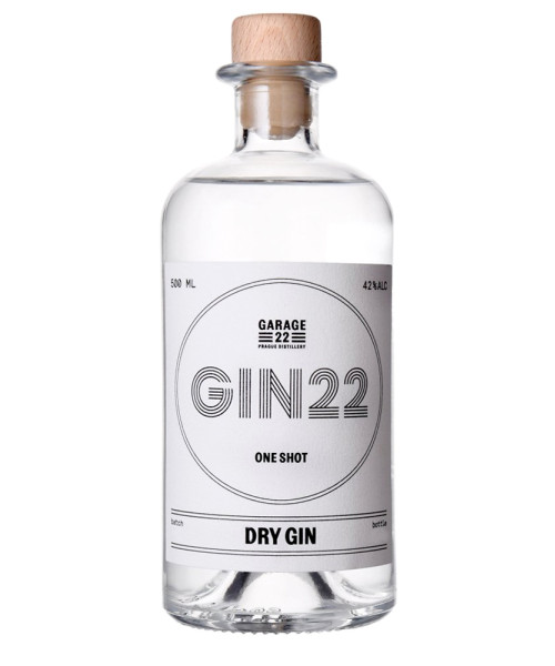 Garage 22 Prague Distillery One Shot Dry Gin 50cl