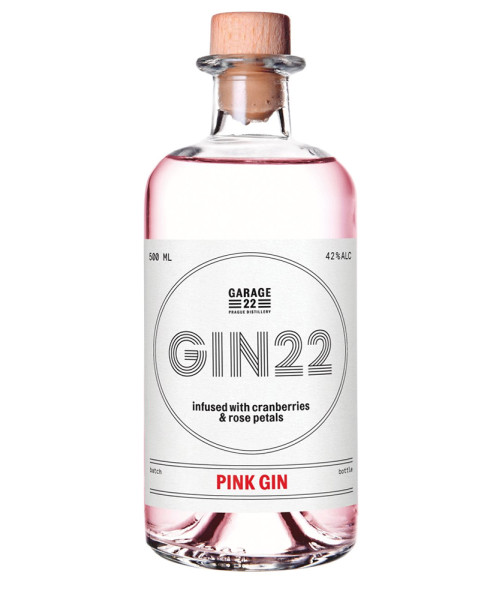 Garage 22 Prague Distillery Pink Gin 50cl