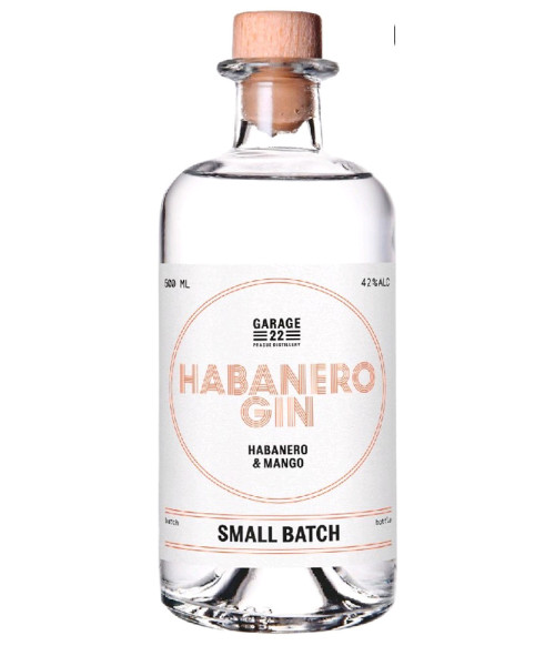 Garage 22 Prague Distillery Habanero Gin 50cl