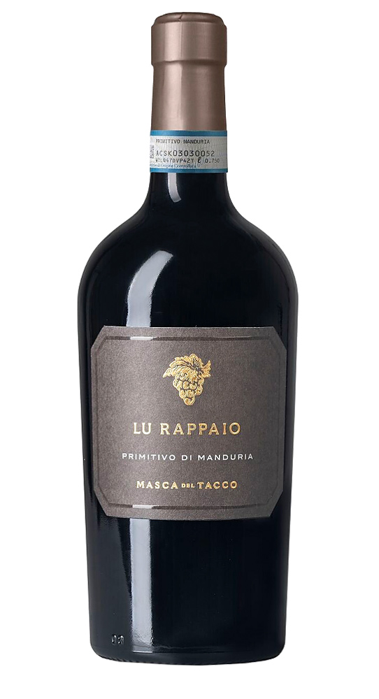 Masca del Tacco Lu Rappaio Primitivo di Manduria 2022, Apulia