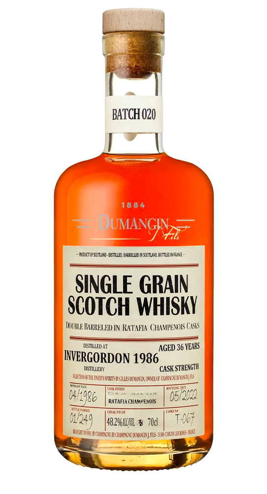 Dumangin Whisky Batch 020 Invergordon 36 YO 1986