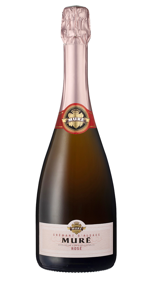 Domaine Mure Cremant d'Alsace Rose Brut Pinot Noir, Alzacja Domaine Mure Cremant d'Alsace Rose Brut Pinot Noir, Alzacja