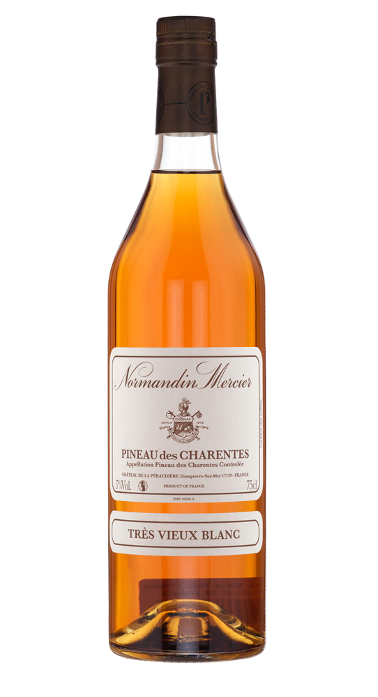Cognac Normandin Mercier Pineau des Charentes Blanc Tres Vieux