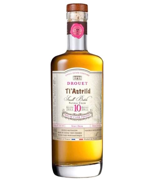 Cognac Drouet The Barrel Strength Collection Ti'Astrild Rum Cask Finish 10 YO 2011, Grande Champagne, Cognac