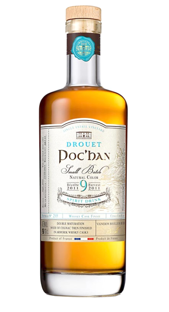 Cognac Drouet The Barrel Strength Collection Poc'han Whisky Cask Finish 9 YO 2011, Grande Champagne, Cognac Cognac Drouet The Barrel Strength Collection Poc'han Whisky Cask Finish 9 YO 2011, Grande Champagne, Cognac