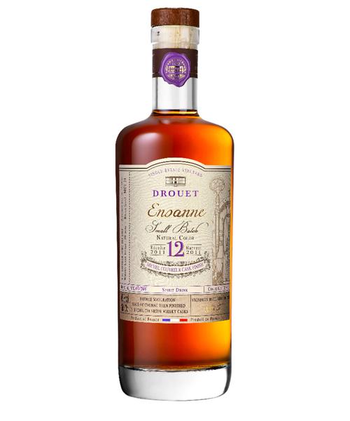 Cognac Drouet The Barrel Strength Collection Ensanne Michel Couvreur Cask Finish 12 YO 2011, Grande Champagne, Cognac