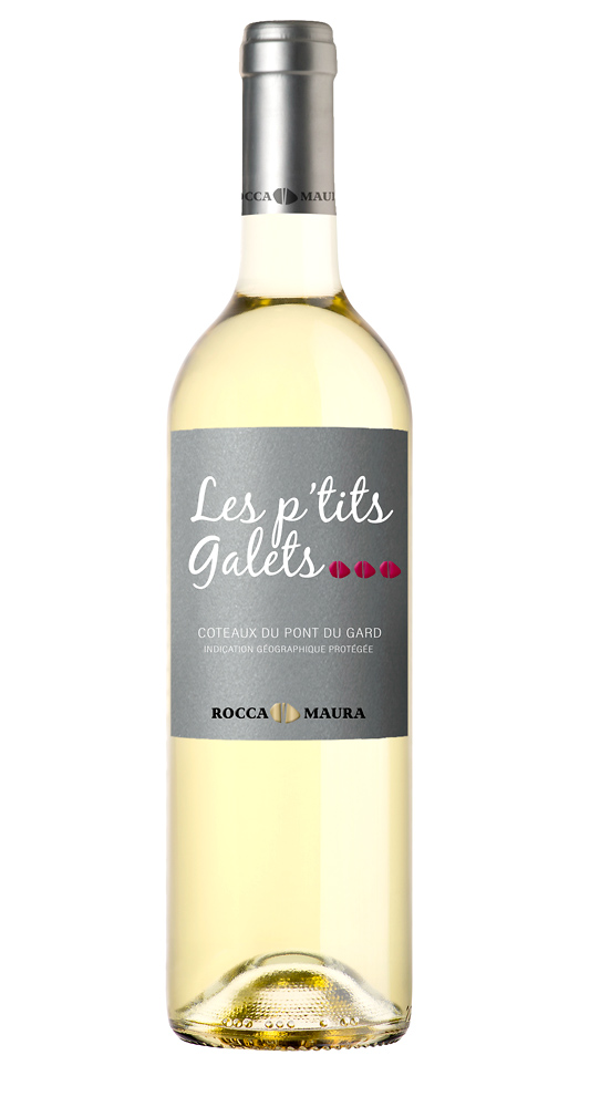 Rocca Maura Coteaux du Pont du Gard Blanc Les p'tits Galets 2023, Połudiowy Zachód Rocca Maura Coteaux du Pont du Gard Blanc Les p'tits Galets 2023, Połudiowy Zachód