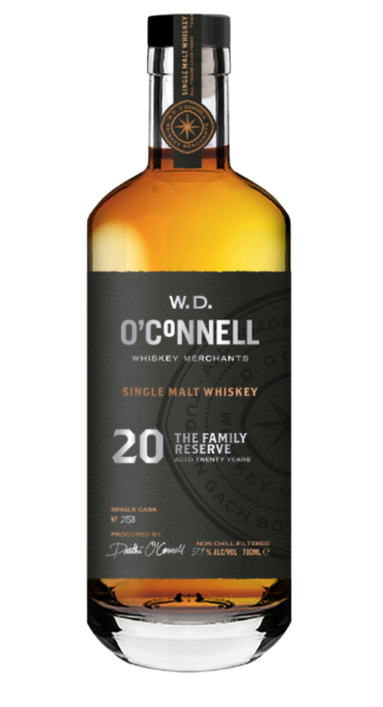 W.D. O’Connell The Family Reserve 20 YO Single Malt Irish Whiskey W.D. O’Connell The Family Reserve 20 YO Single Malt Irish Whiskey