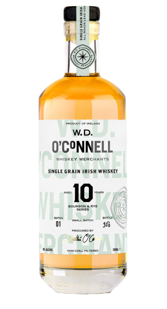 W.D. O’Connell 10 YO Bourbon and Rye Series Irish Whiskey W.D. O’Connell 10 YO Bourbon and Rye Series Irish Whiskey