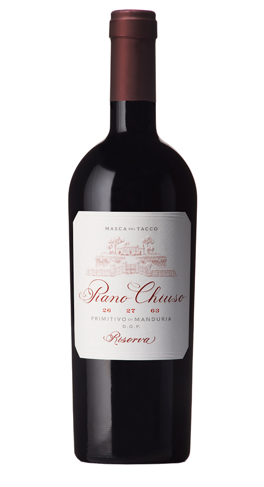 Masca del Tacco Piano Chiuso Primitivo di Manduria Riserva 2021 150cl, Apulia Masca del Tacco Piano Chiuso Primitivo di Manduria Riserva 2021 150cl, Apulia