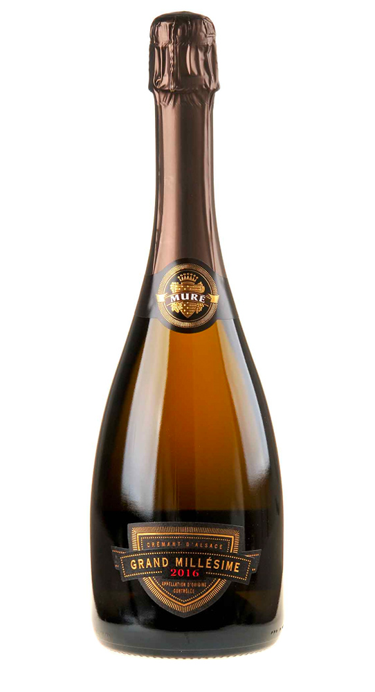 Domaine Mure Cremant d'Alsace Grand Millesime Extra Brut 2016, Alzacja Domaine Mure Cremant d'Alsace Grand Millesime Extra Brut 2016, Alzacja