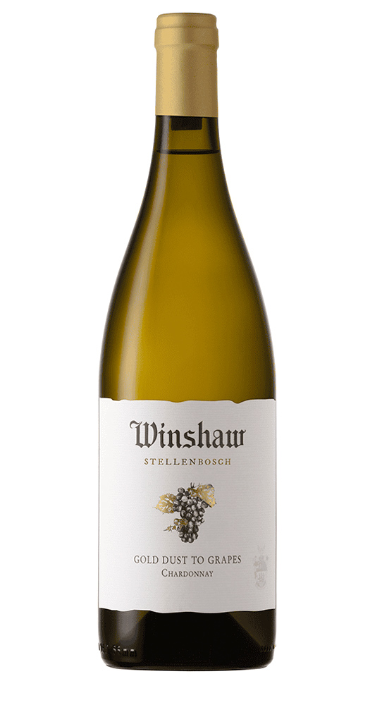 Winshaw Vineyards Chardonnay Gold Dust to Grapes 2022