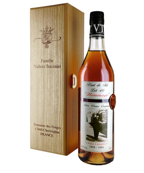 Cognac Vallein Tercinier Lot 40 Hommage, Bons Bois