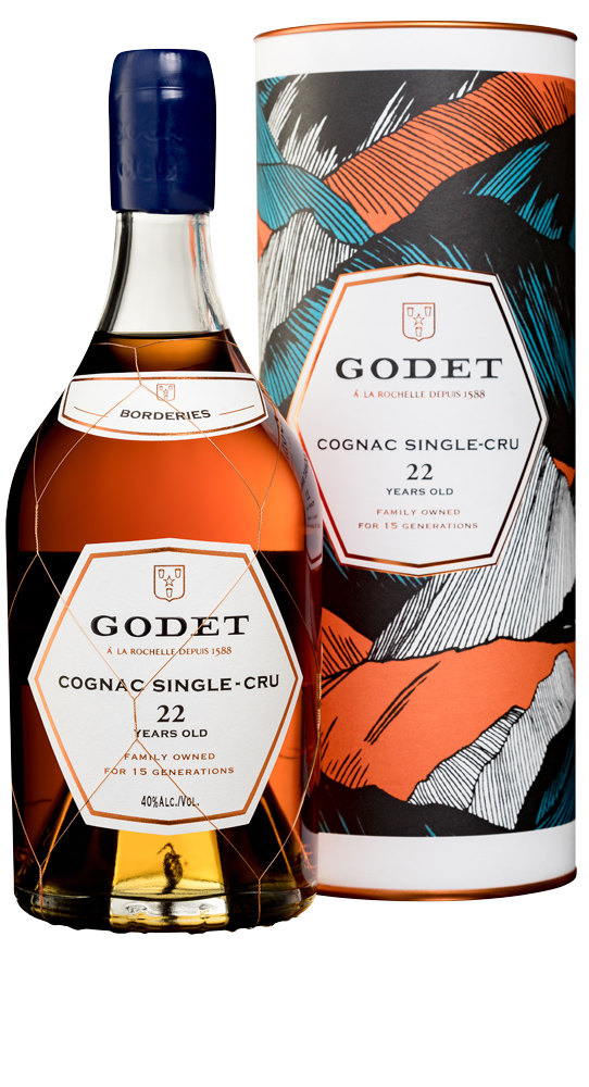 Godet Cognac Single Cru 22 YO Borderies