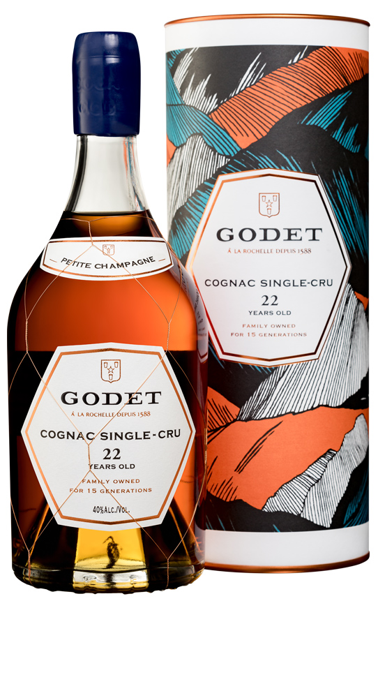 Godet Cognac Single Cru 22 YO Petite Champagne