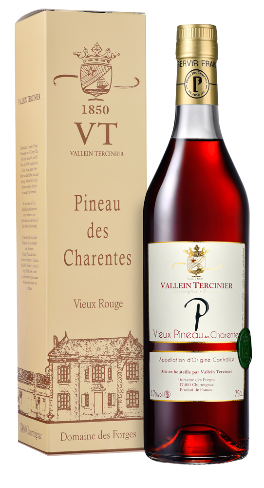 Cognac Vallein Tercinier Pineau des Charentes Vieux Rouge