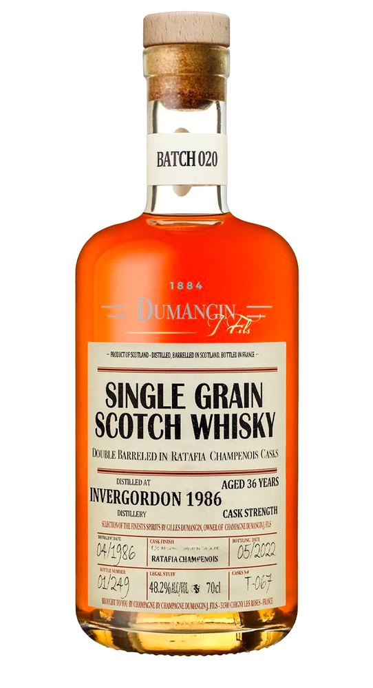 Dumangin Whisky Batch 020 Invergordon 36 YO 1986