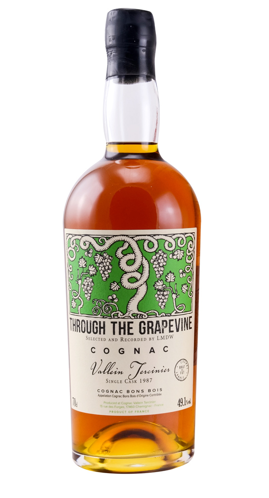 Cognac Through The Grapevine Vallein Tercinier Single Cask 1987