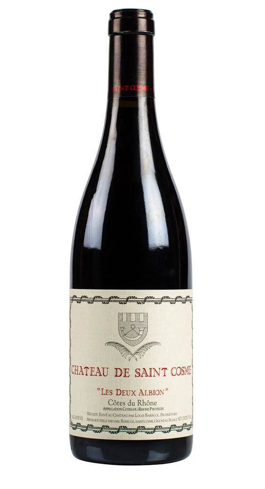 Chateau de Saint Cosme Cotes du Rhone Les Deux Albion 2023, Dolina Rodanu