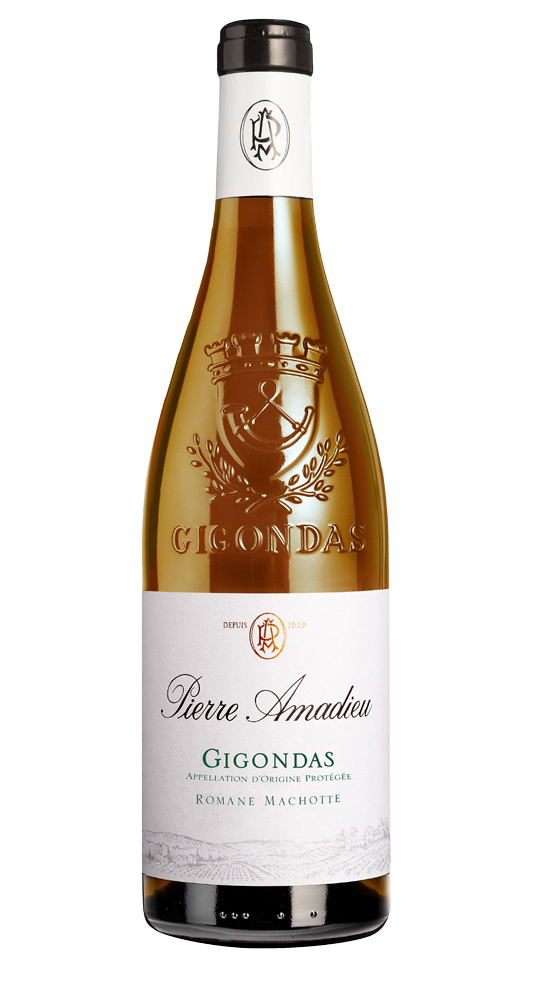 Pierre Amadieu Gigondas Romane Machotte Blanc 2025, Dolina Rodanu