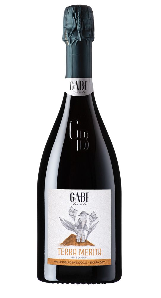 Gabe Prosecco Valdobbiadene Conegliano Terra Merita Extra Dry, Veneto