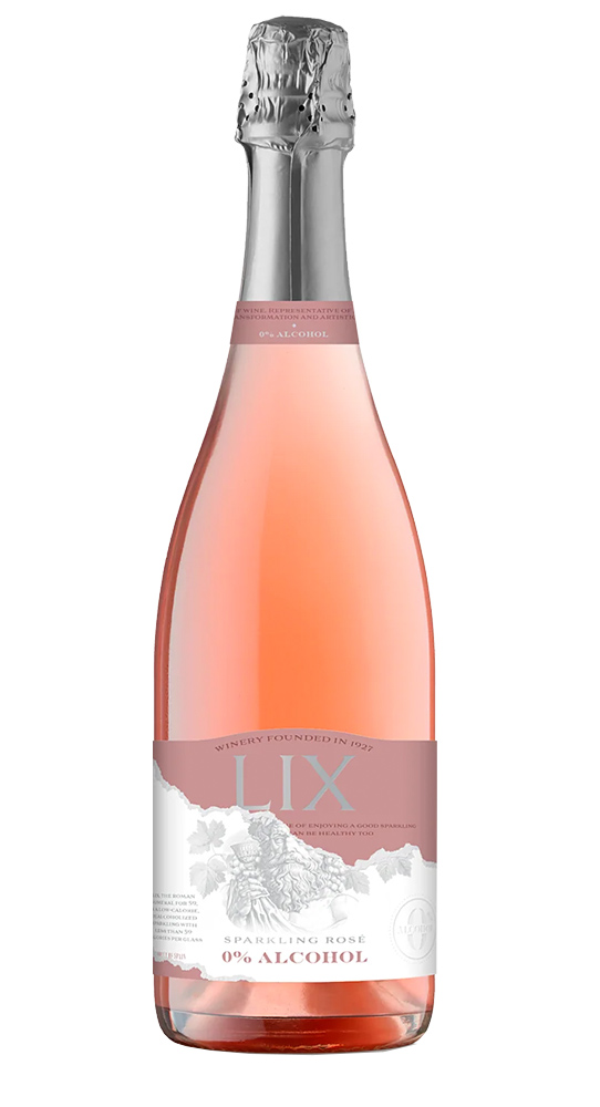 Wino bezalkoholowe musujące Lix Rose Garnacha