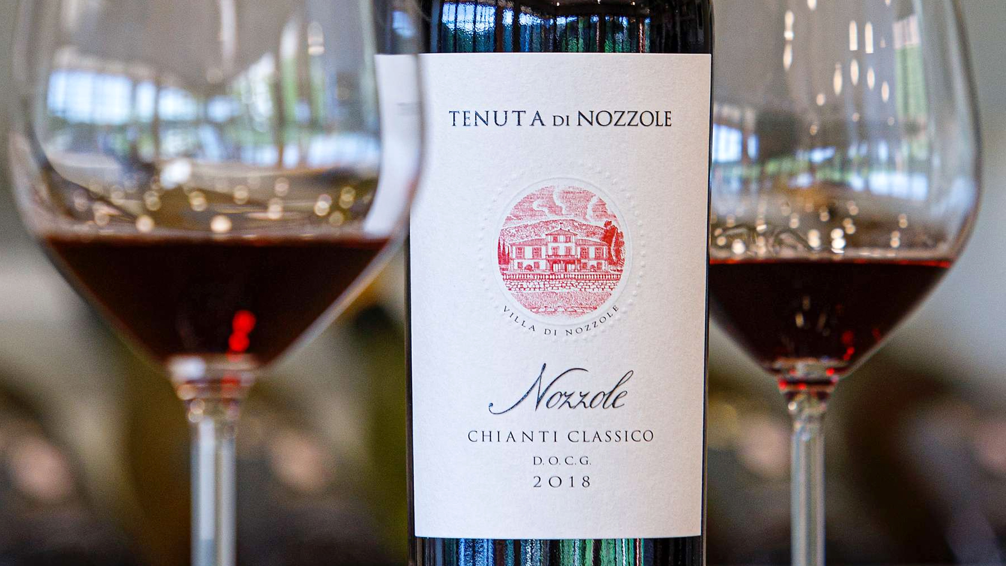Etykieta wina Chianti Classico od producenta Tenuta di Nozzole