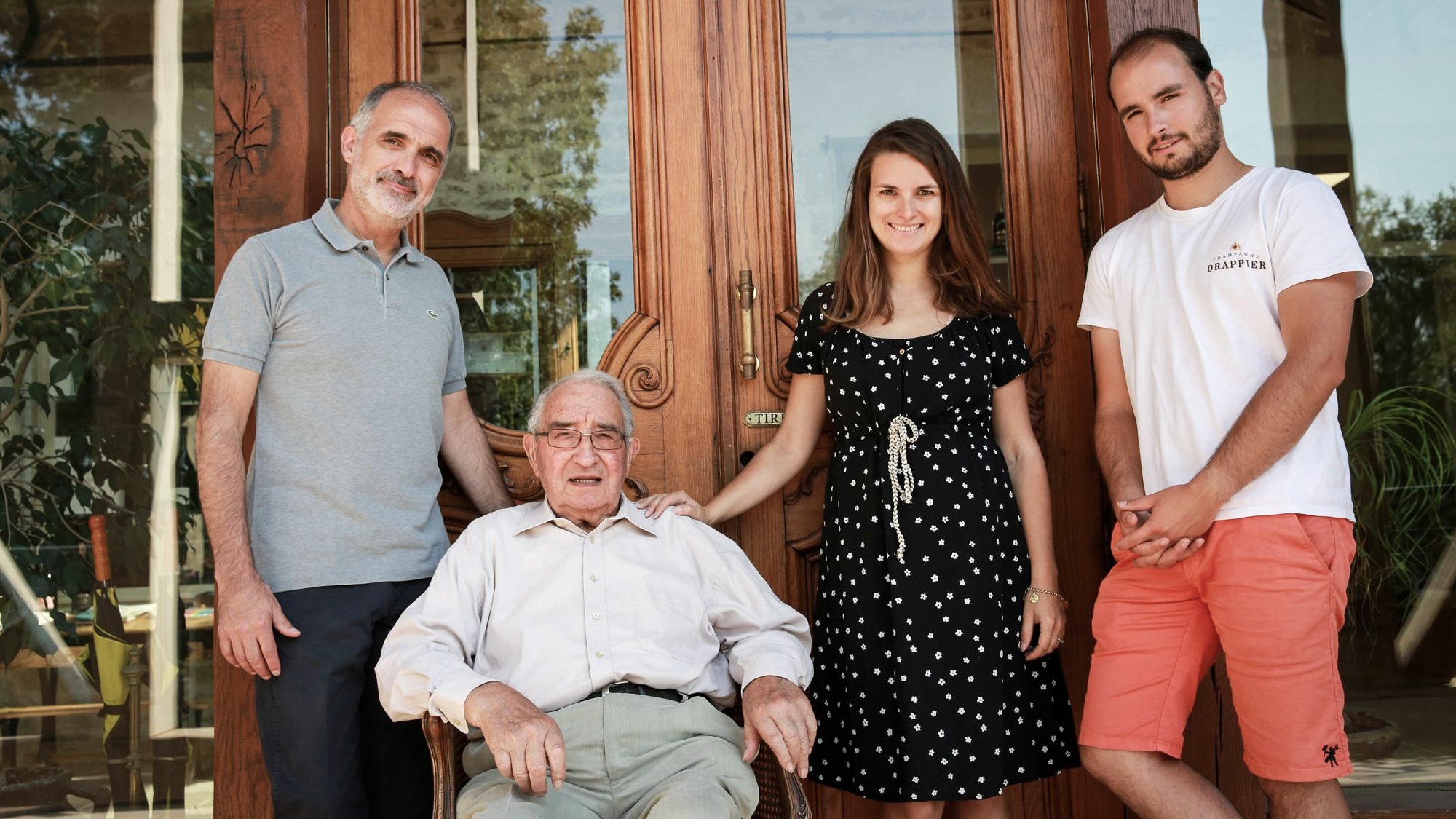 Kilka pokoleń rodziny Drappier w Urville