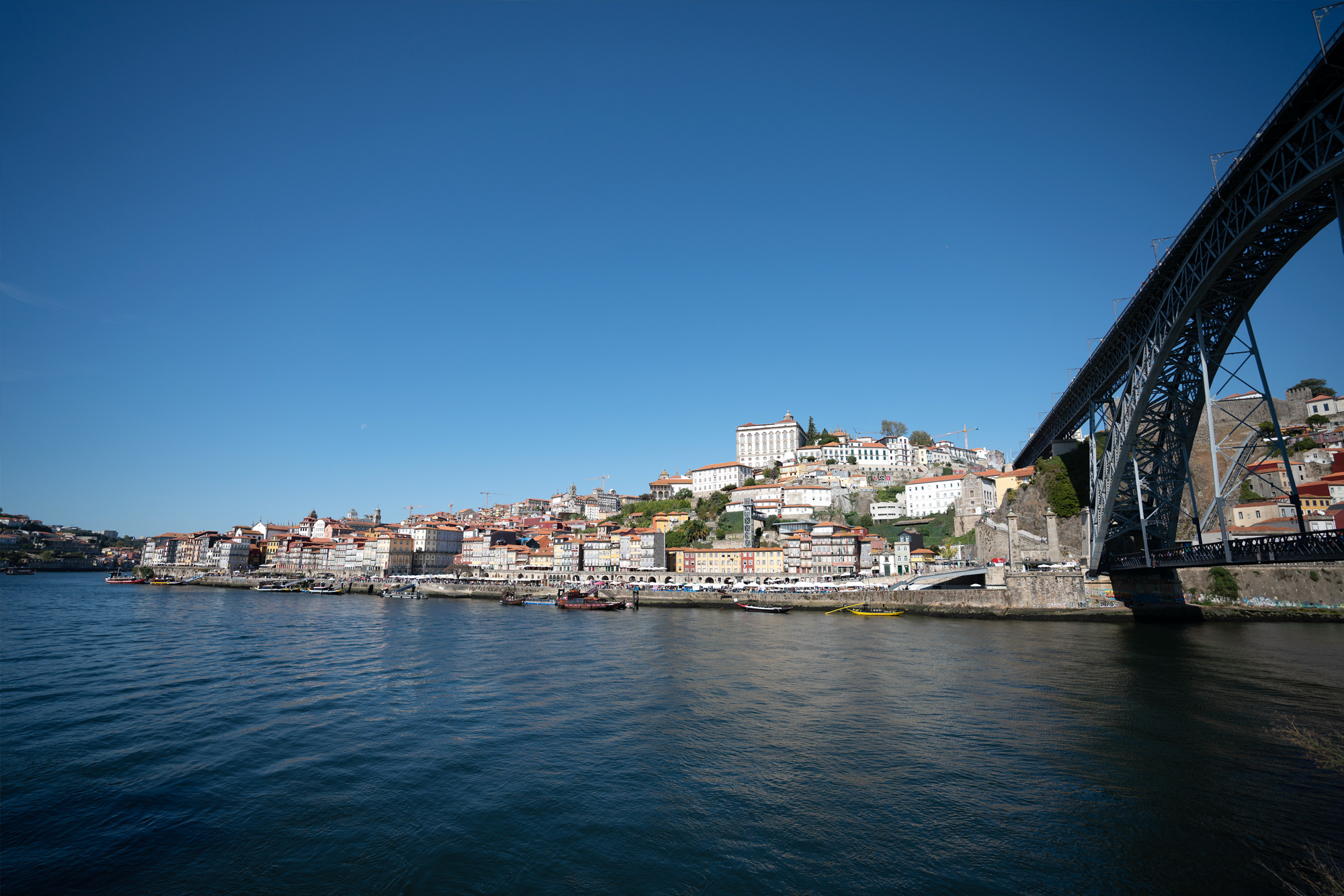 Panorama Porto nad rzeka Douro